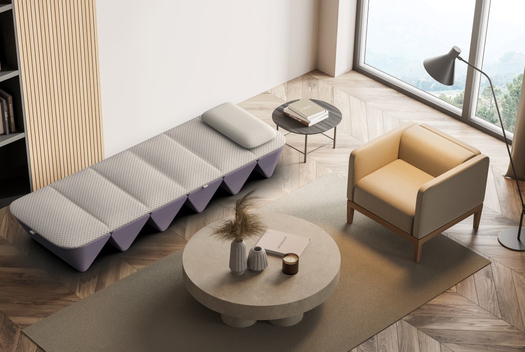 Yves Behar Fuseproject Opus Soundbed Folding Meditative Bed
