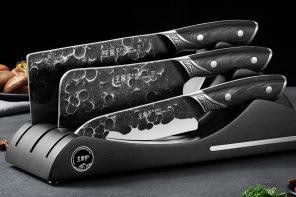 These Galaxy-Inspired ‘Cratered’ Chef Knives Look Like They Were Forged In The Cosmos