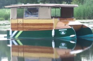 DIY electic catamaran charts its own course