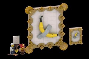 LEGO recreates the $120K banana art that made modern art a joke