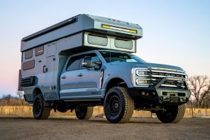 Rossmonster Baja Trail LX is ultimate off-road, off-grid retractable hard-top camper for year-round expeditions