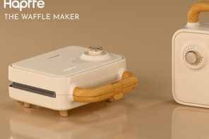 Waffle maker concept is a pretty and functional breakfast companion